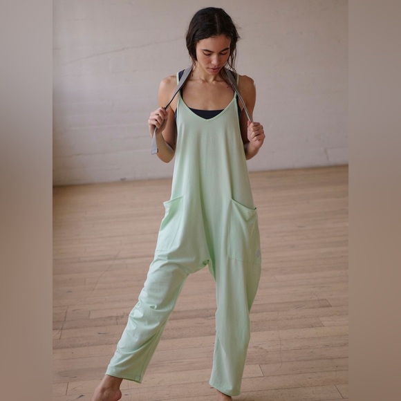 FP Movement by Free People Pants - NWT FP Movement Hot Shot Onesie XL Pistachio Green